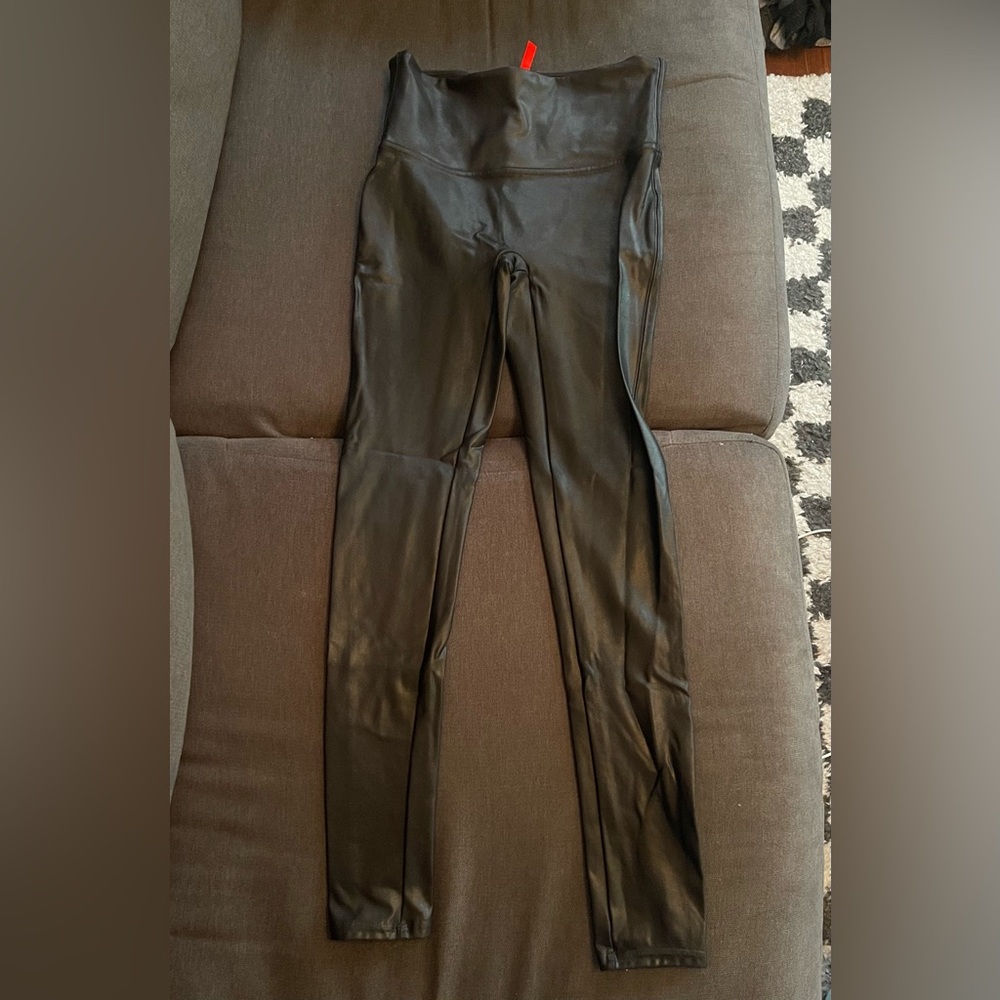 Spanx faux leather leggings
